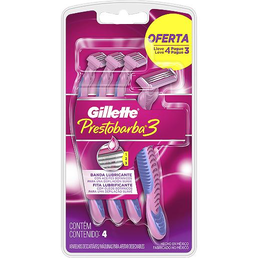 Aparelho Prestobarba 3 Gillette