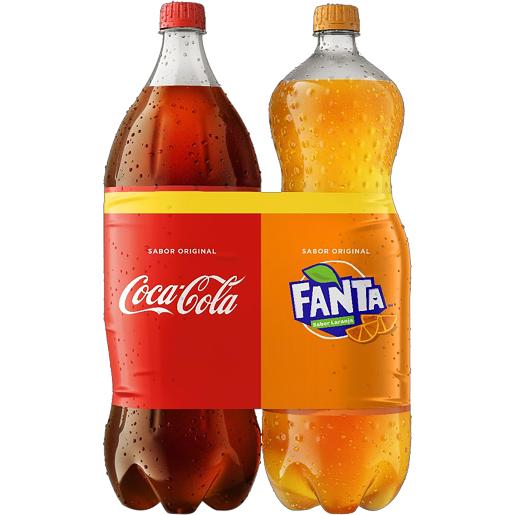 Conjunto Coca-Cola + Fanta