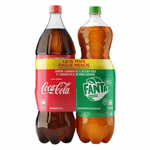 Conjunto Coca-Cola + Fanta