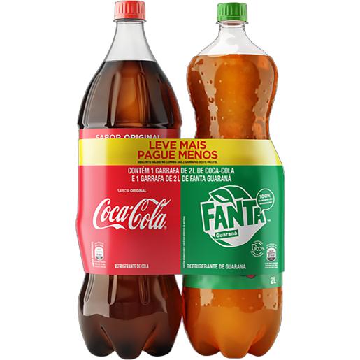 Conjunto Coca-Cola + Fanta