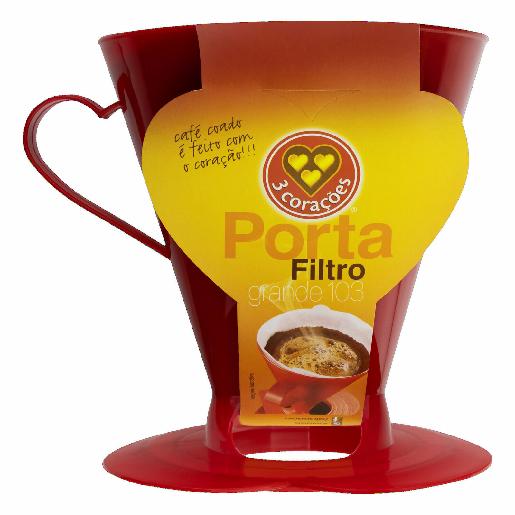 Porta-filtro 3 Corações
