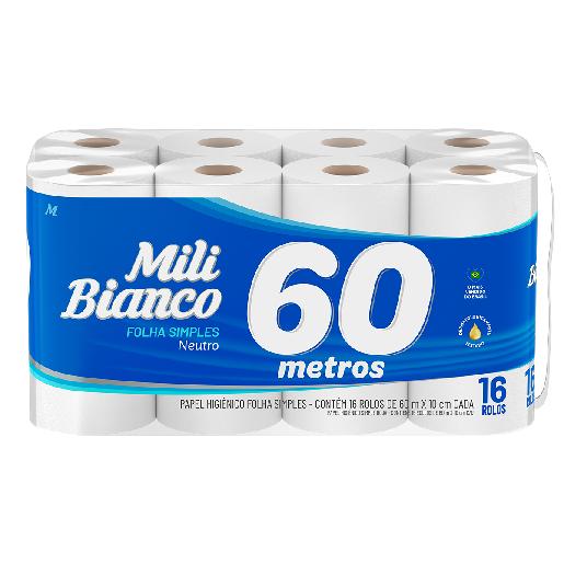 Papel Higiênico Mili Bianco