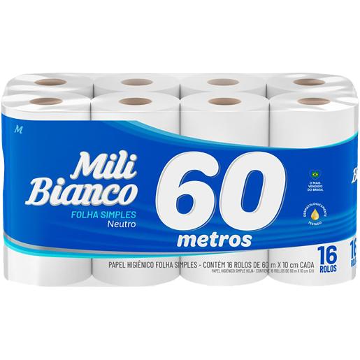 Papel Higiênico Mili Bianco