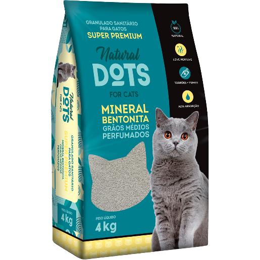 Areia Higiênica Natural Dots
