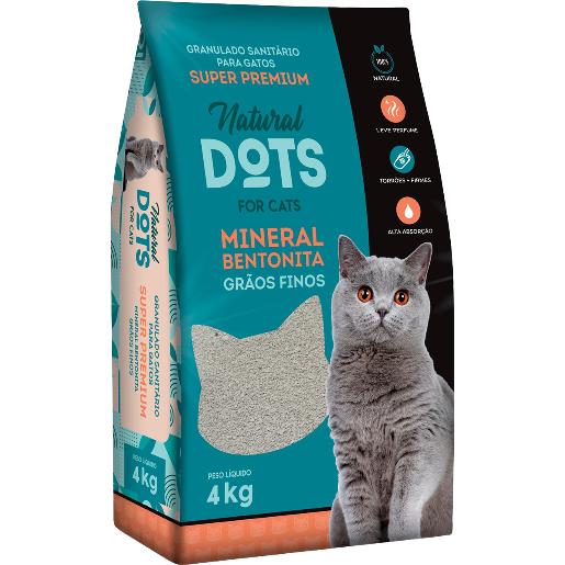 Areia Higiênica Natural Dots